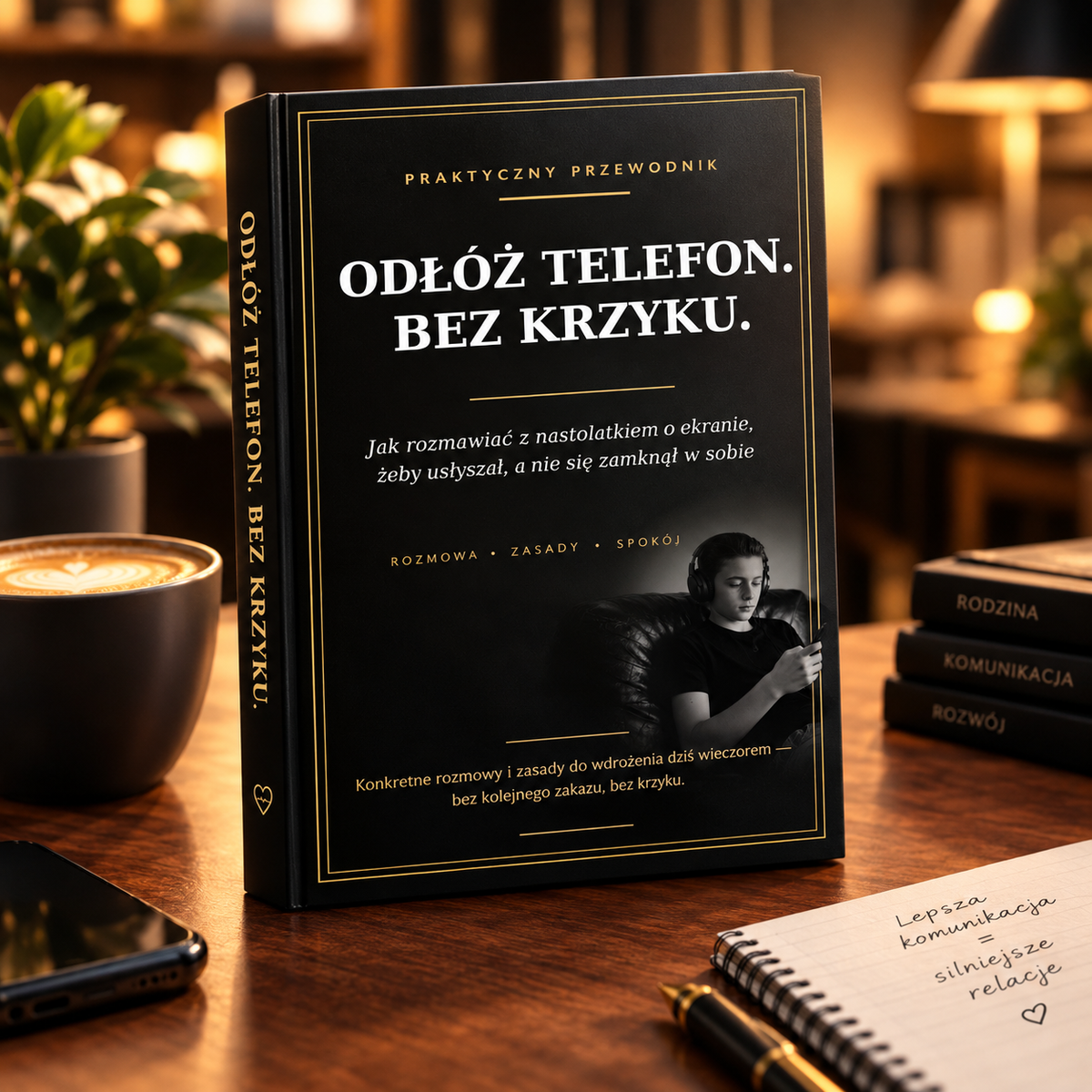 Okładka ebooka Odłóż telefon. Bez krzyku.
